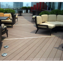 Conseil imperméable de Decking de WPC de Baochu pour la piscine (140 * 25mm)